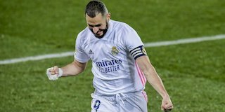 Striker Real Madrid, Karim Benzema (c) AP Photo