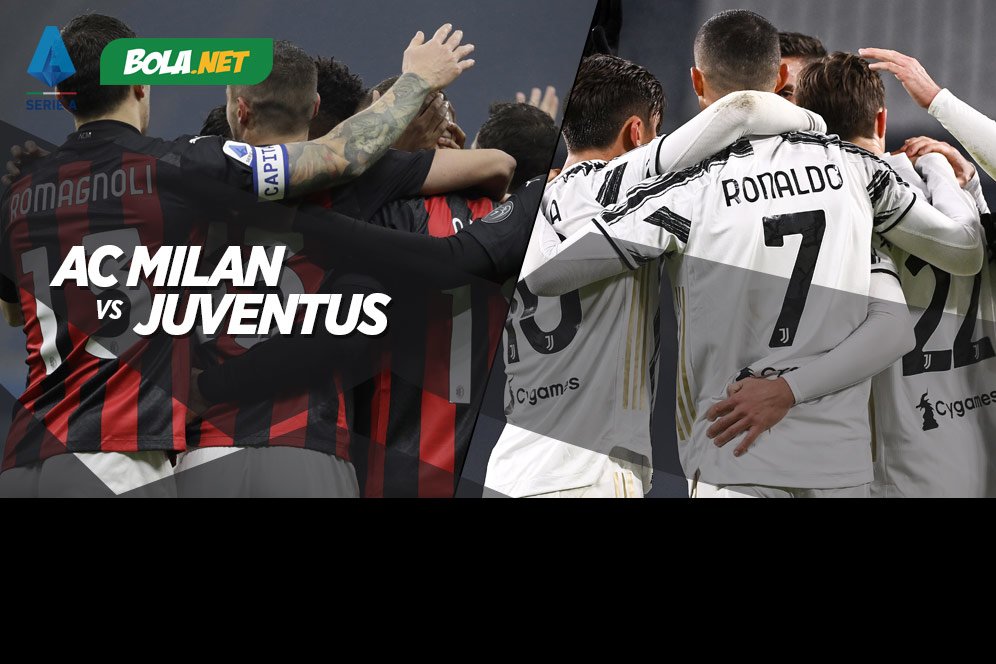 Data dan Fakta Serie A: AC Milan vs Juventus