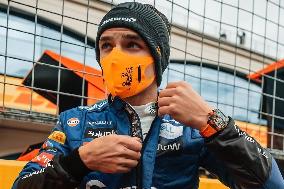 Lando Norris Positif Covid-19 Saat Liburan di Dubai