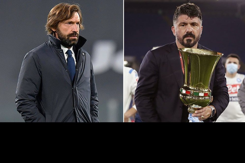 Juventus vs Napoli: Gennaro Gattuso Bakal 'Antar' Surat Pemecatan untuk Andrea Pirlo?