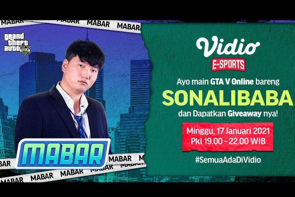 Yuk Mabar GTA Bersama Sonalibaba Hari Ini di Vidio, Bola.com, dan Bola.net