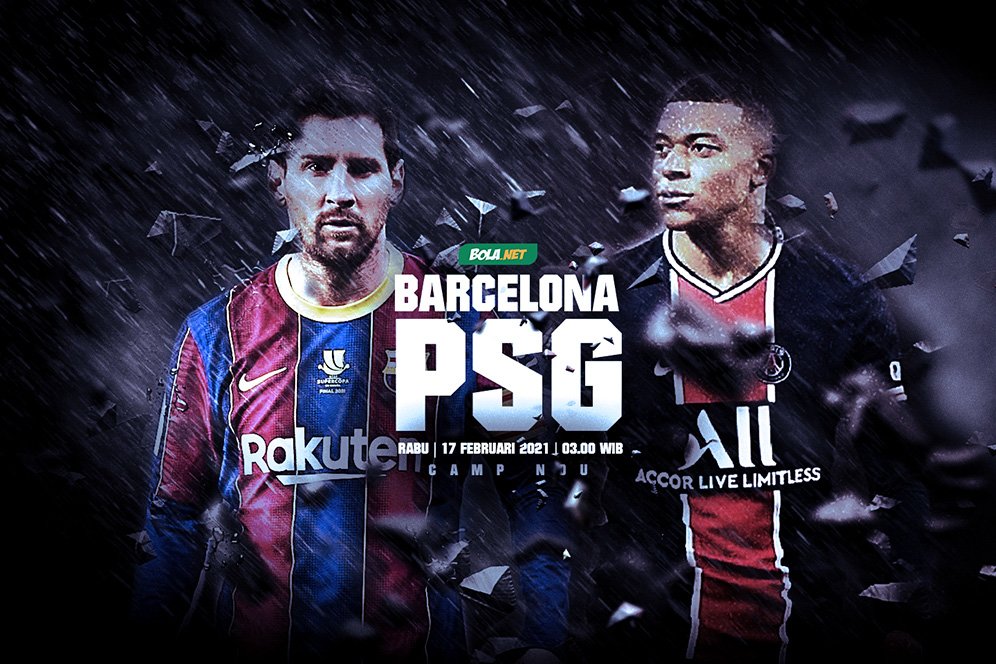 Jadwal dan Link Live Streaming Liga Champions: Barcelona vs PSG di Vidio