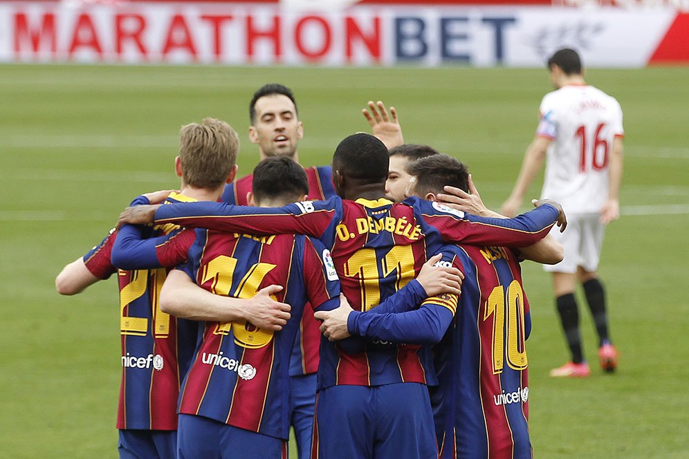 Hasil Pertandingan Sevilla vs Barcelona: Skor 0-2