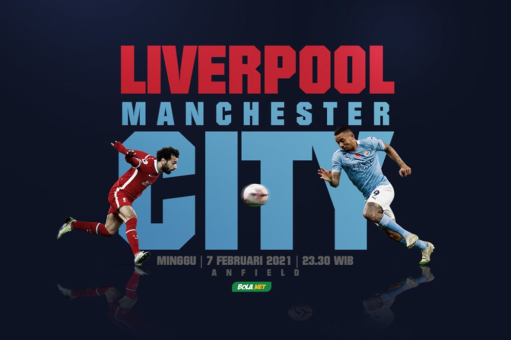 Link Live Streaming Liverpool vs Manchester City di Mola TV, 7 Februari 2021