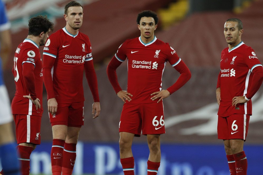 Penampilan Memburuk, Posisi Liverpool Dalam Prediksi Infogol Kembali Jeblok