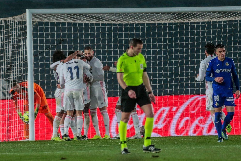 Real Madrid Kalahkan Getafe, Netizen: Tumben Menang?