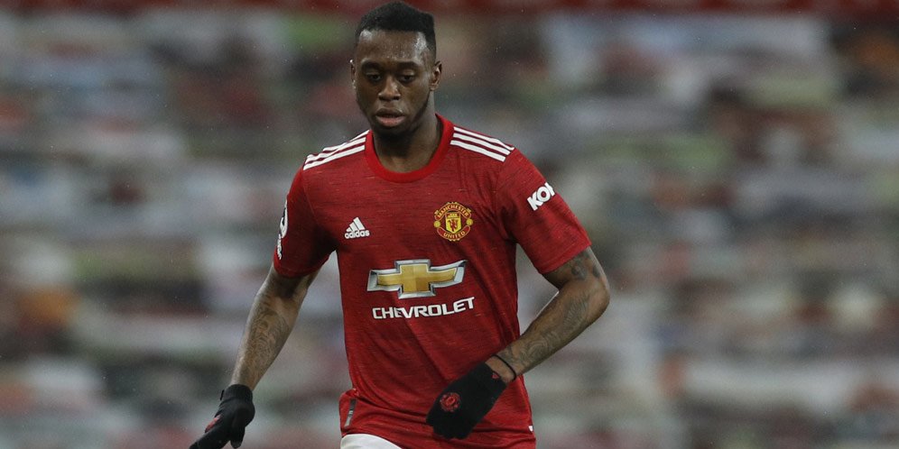 Bek kanan Manchester United, Aaron Wan-Bissaka, di laga melawan Southampton di pekan ke-22 Premier League 2020/2021 (c) AP Photo