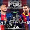 Link Live Streaming PSG vs Barcelona di Vidio, 11 Maret 2021