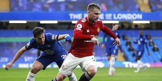 Pemain Manchester United, Luke Shaw. (c) AP Photo