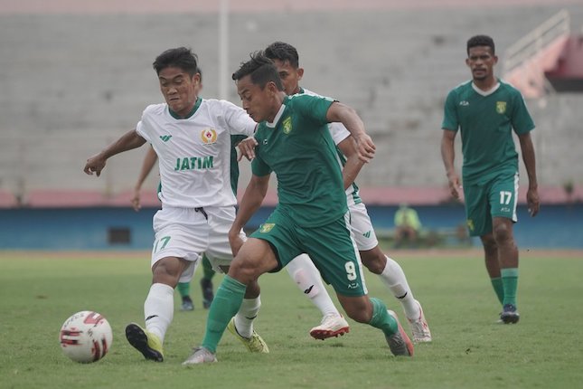 Uji coba Persebaya Surabaya dengan Tim PON Jatim (c) Official Persebaya