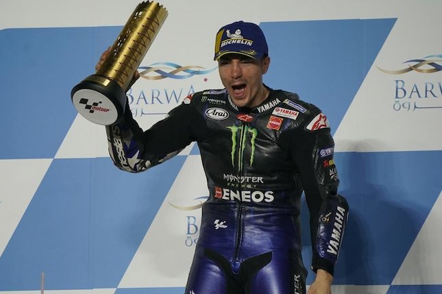 Maverick Vinales Juga Menang dengan Yamaha