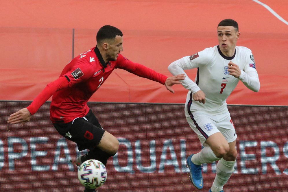 Hasil Pertandingan Albania vs Inggris: Skor 0-2