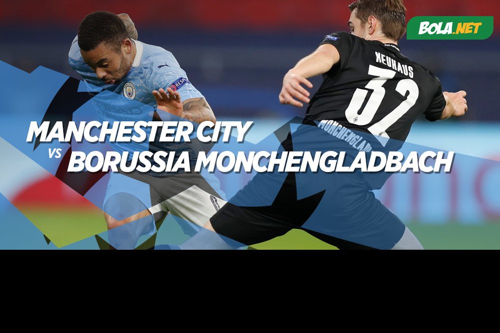 Data dan Fakta Liga Champions: Manchester City vs Borussia Monchengladbach