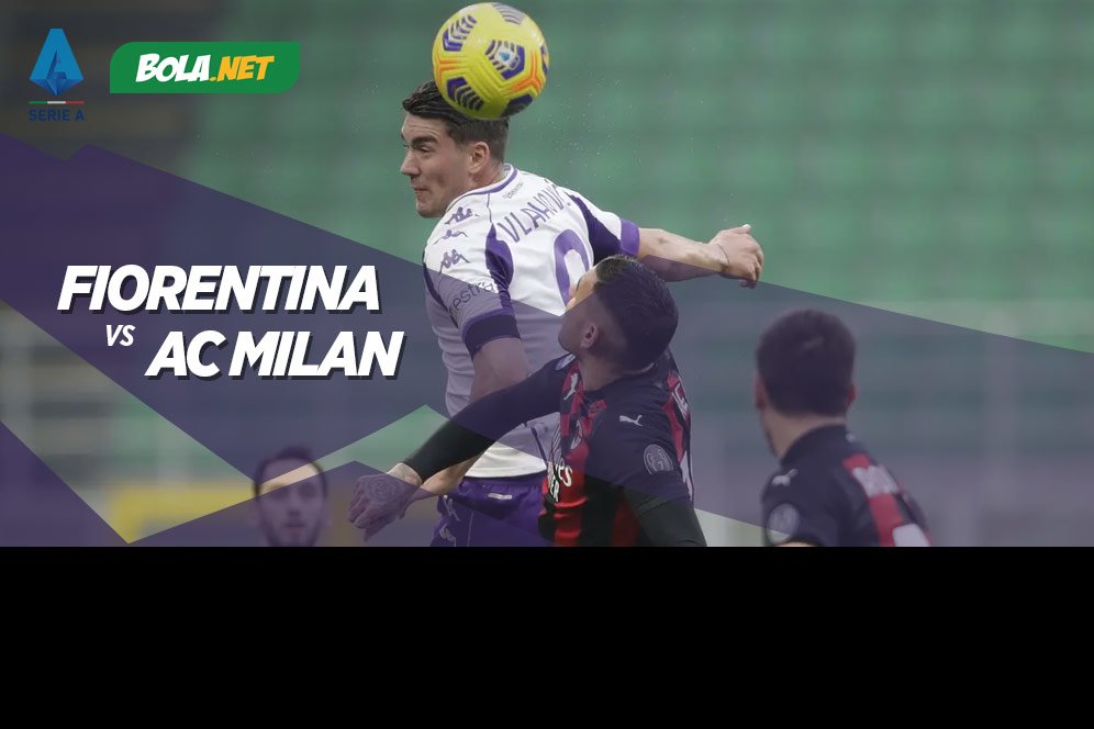 Data dan Fakta Serie A: Fiorentina vs AC Milan