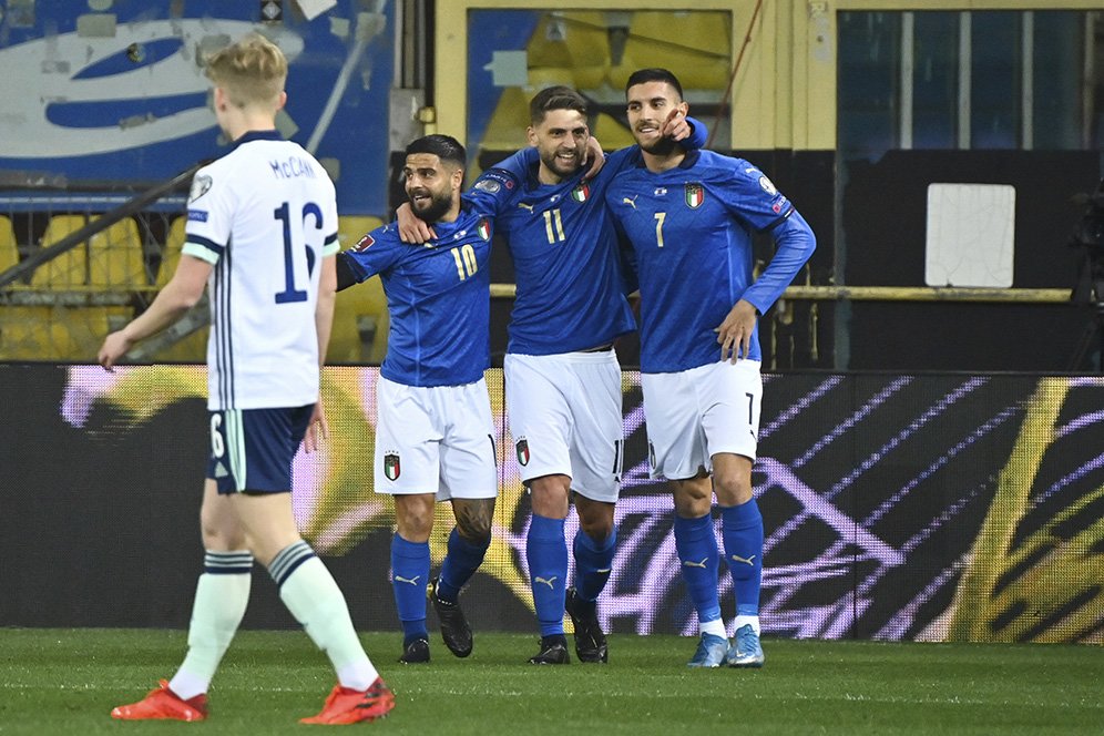 Hasil Pertandingan Italia vs Irlandia Utara: Skor 2-0