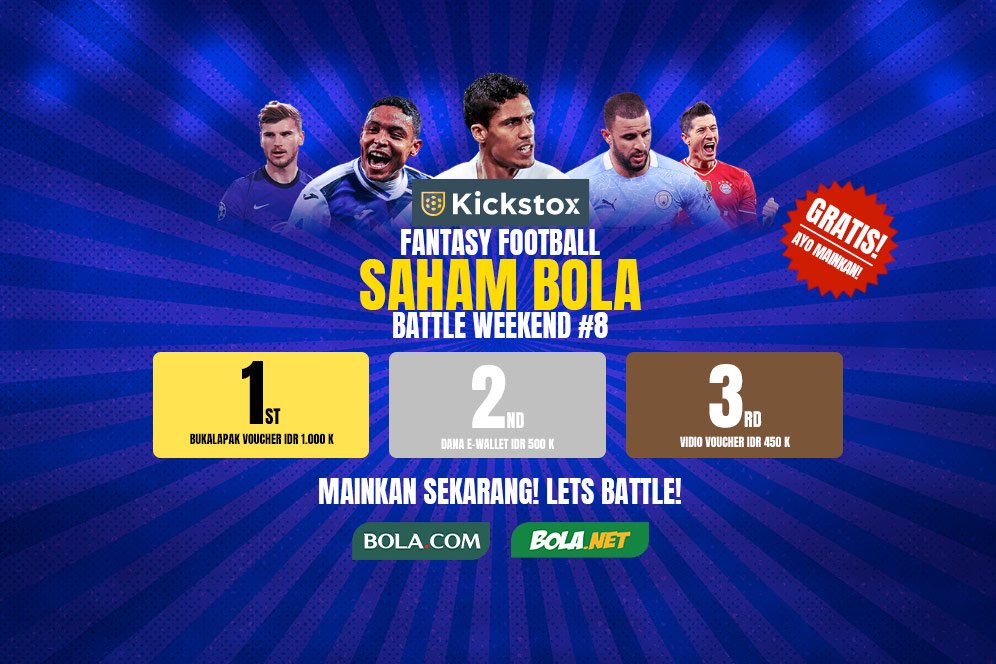 Dimulai Hari Ini, Yuk Gabung Weekend Battle Kickstox Saham Bola 8 dan Rebut Hadiahnya