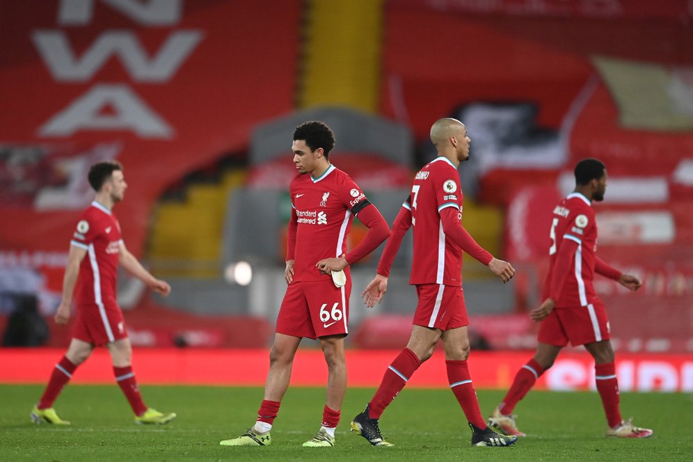 This is Anfield! Liverpool Telan 5 Kekalahan Beruntun di Kandang