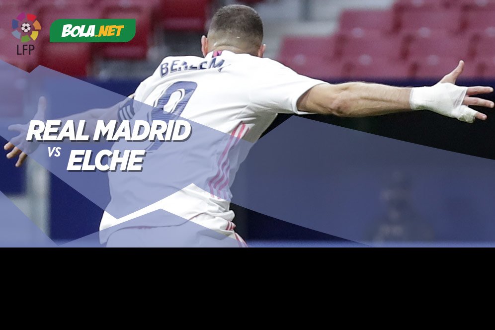 Link Live Streaming Real Madrid vs Elche di Vidio, 13 Maret 2021