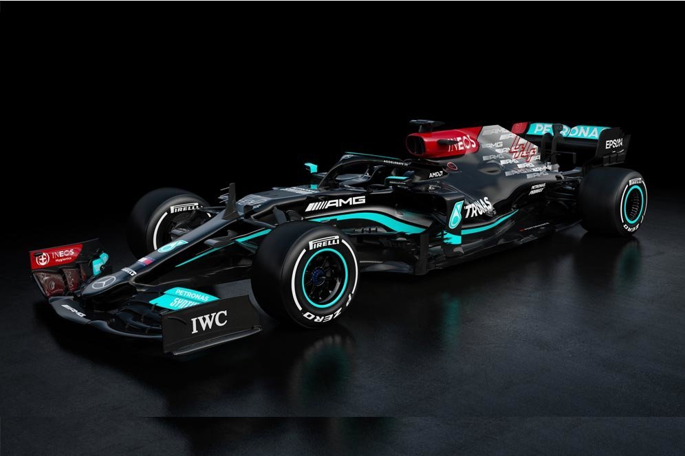 Masih Serba Hitam, Mercedes AMG Petronas Luncurkan Skuad Jelang Formula 1 2021