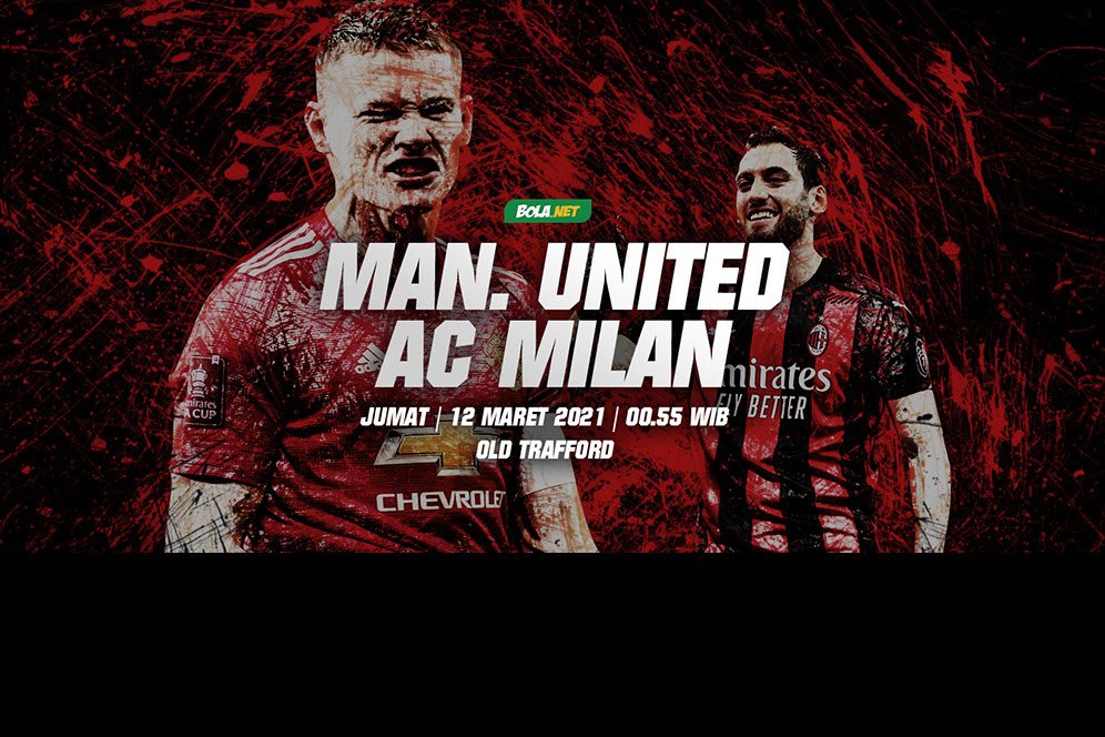 Prediksi Manchester United vs AC Milan 12 Maret 2021