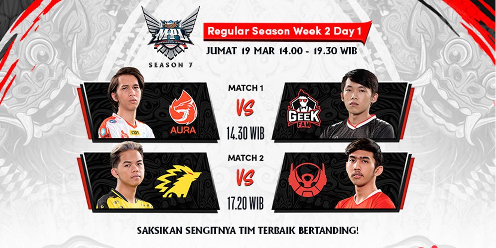 Jadwal Mpl Id Season 7 Pekan Ke 4 Jumat 19 Maret 2021 Onic Esports Vs Bigetron Alpha Bola 