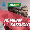 Data dan Fakta Serie A: AC Milan vs Sassuolo