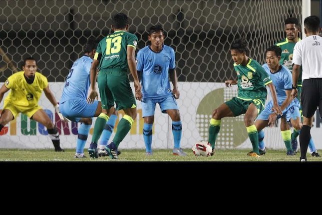 Persebaya vs Persela di Piala Menpora 2021 (c) Bola.net/Ikhwan Yanuar