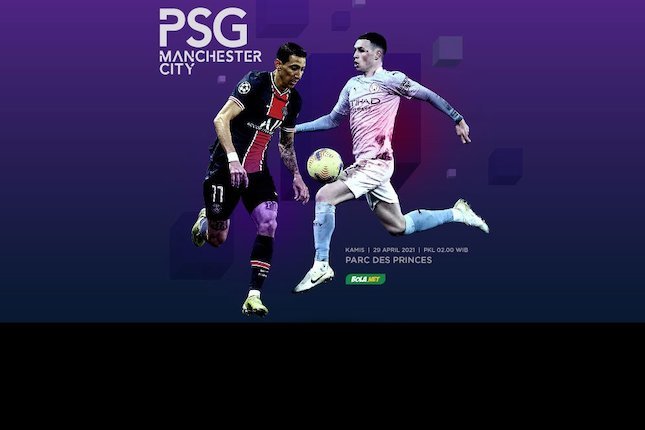 Link Live Streaming PSG vs Manchester City di Vidio, 29 April 2021
