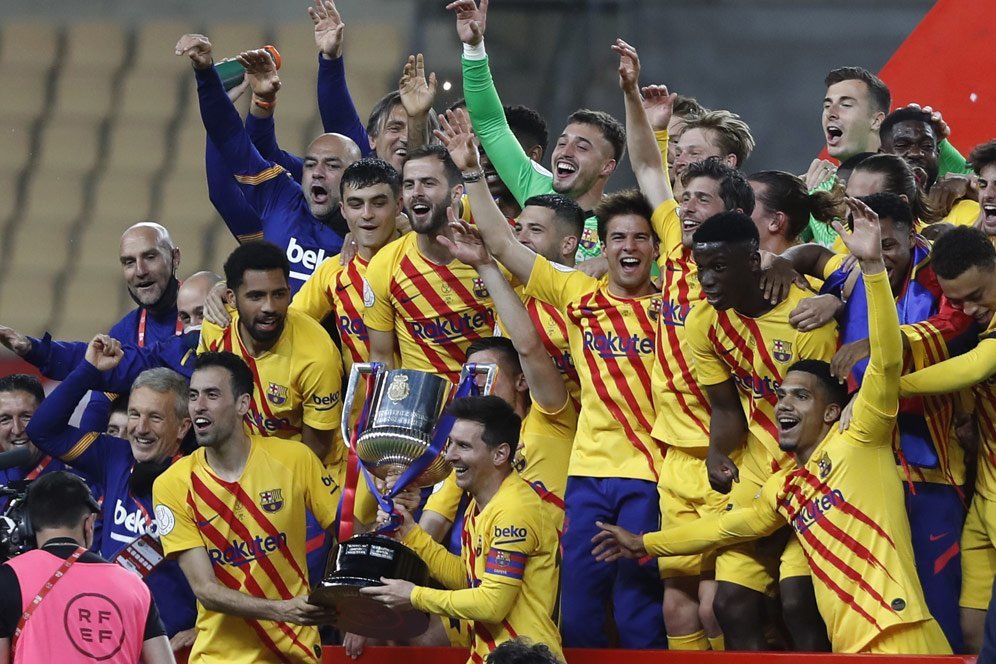 Setelah Copa del Rey, Barcelona Mengejar Trofi La Liga