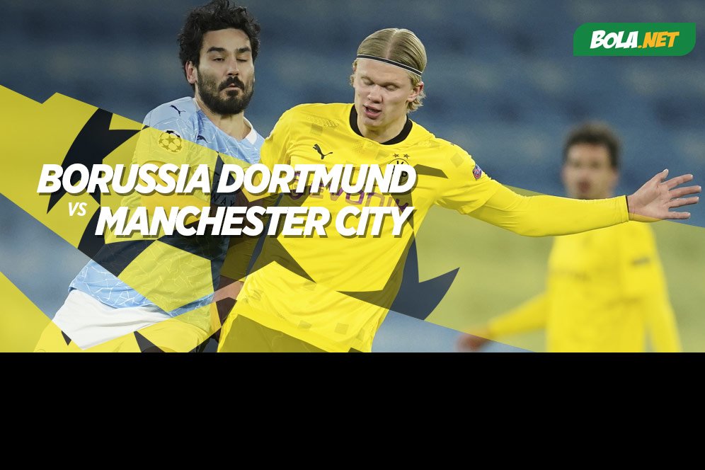 Data dan Fakta Liga Champions: Borussia Dortmund vs Manchester City