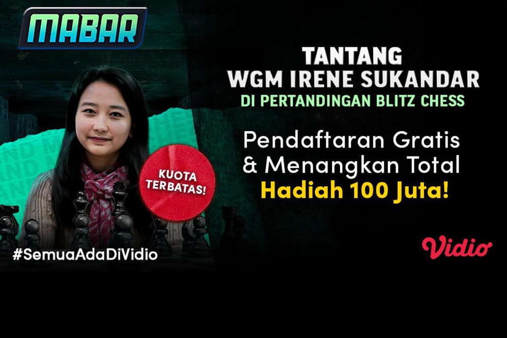 Ketika GM Irene Sukandar Ditantang Bocah 13 Tahun, Saksikan Hanya di Vidio.com