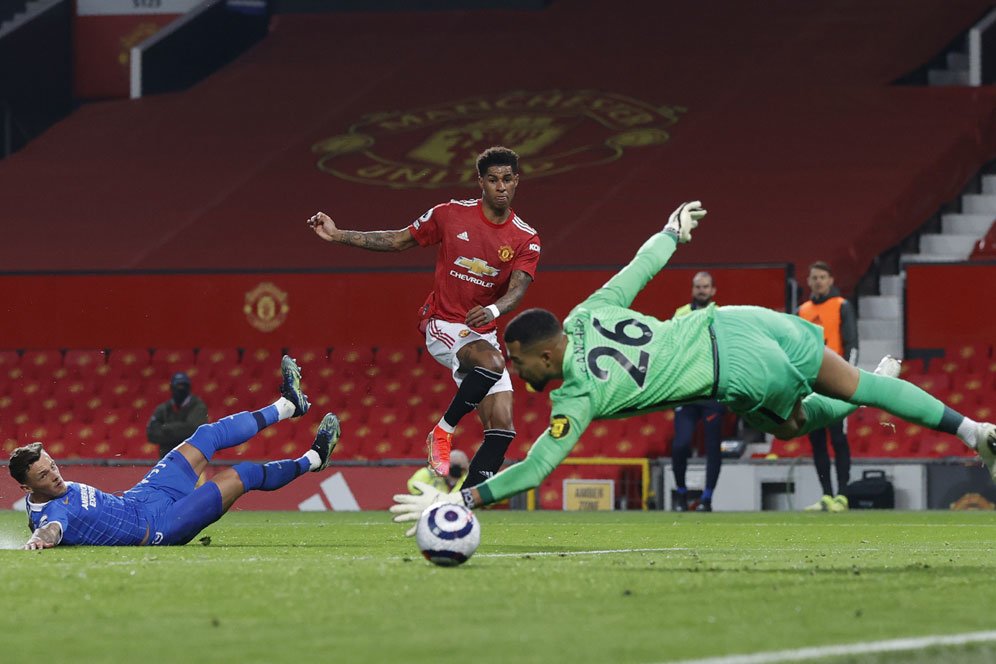 Bruno Fernandes Sanjung Habis Gol Ciamik Marcus Rashford