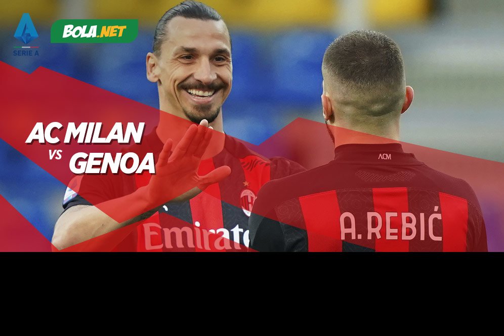 Data dan Fakta Serie A: AC Milan vs Genoa