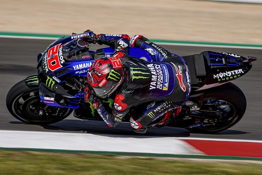 Hasil Kualifikasi MotoGP Portimao: Lap Bagnaia Dihapus, Quartararo Sabet Pole