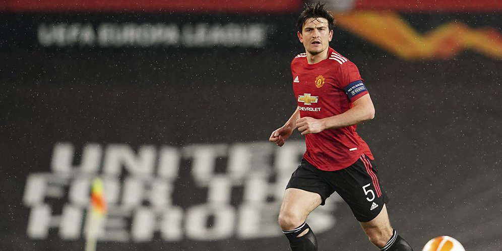 Kapten Manchester United, Harry Maguire. (c) AP Photo