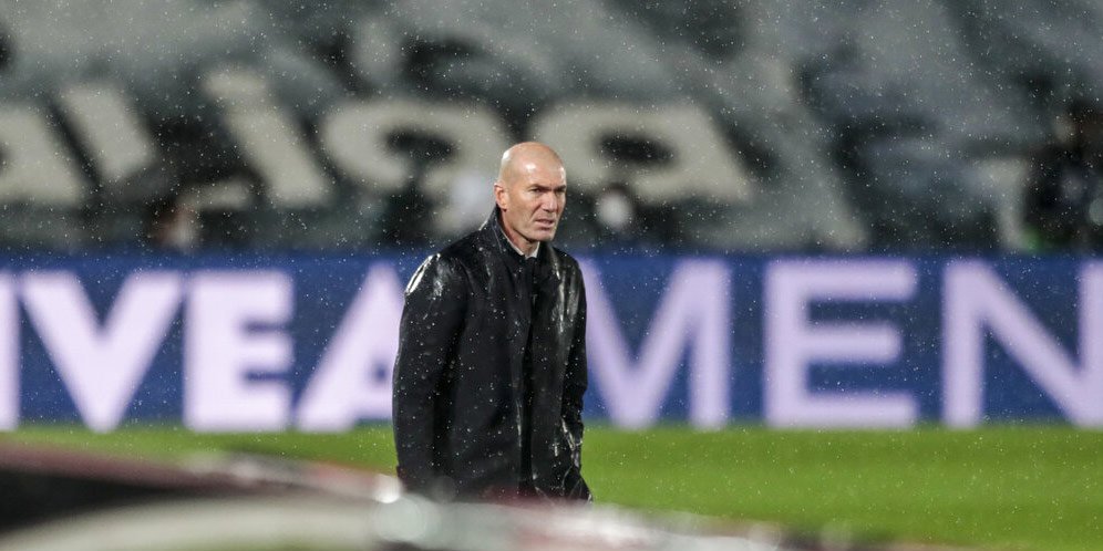 Pelatih Real Madrid, Zinedine Zidane (c) AP Photo