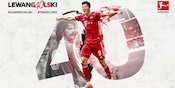 Animasi Kocak Robert Lewandowski Rayakan Rekor 40 Gol dalam Semusim