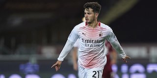 Pemain AC Milan, Brahim Diaz (c) LaPresse via AP