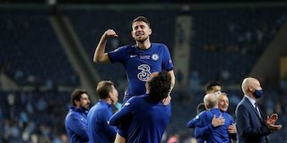Pemain Chelsea, Jorginho. (c) AP Photo