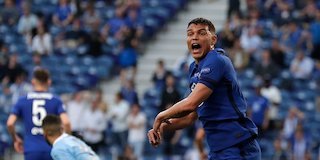 Pemain Chelsea, Thiago Silva. (c) AP Photo