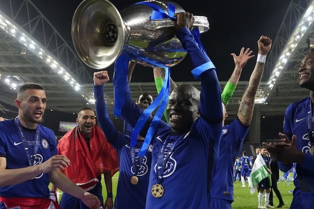 NGolo Kante membawa Chelsea juara Liga Champions musim 2020/2021 (c) AP Photo