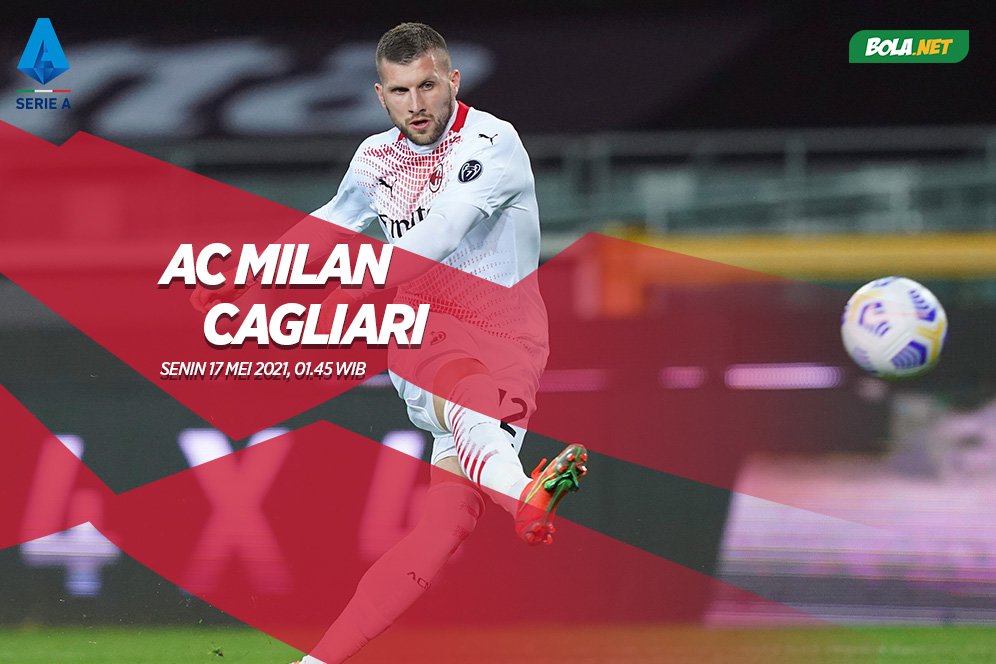 Jadwal dan Live Streaming AC Milan vs Cagliari di Vidio, 17 Mei 2021