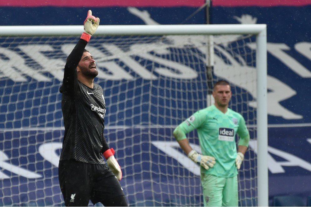 Man of the Match West Brom vs Liverpool: Alisson Becker