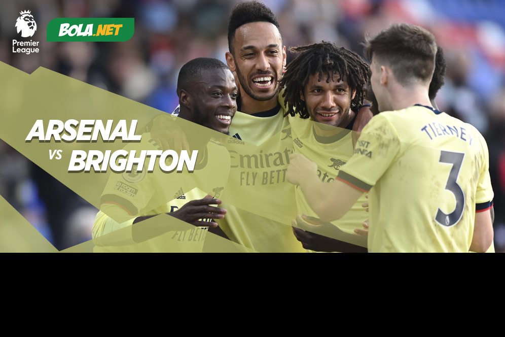 Data dan Fakta Premier League: Arsenal vs Brighton