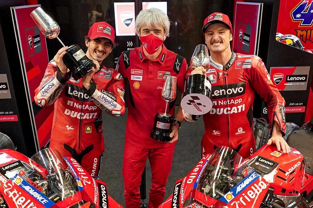 Puas Kiprah Bagnaia-Miller, Ducati Lega Jawab Kritik usai Lepas Dovizioso-Petrucci