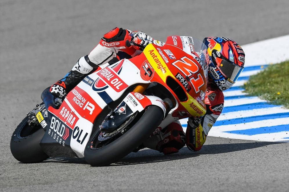 Hasil Pemanasan Moto2 Jerez: Sempat Bendera Merah, Fabio di Giannantonio Tercepat