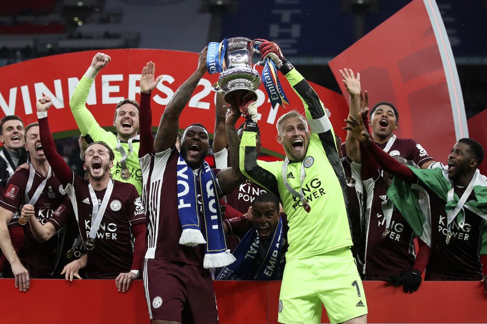 Juara FA Cup, Dua Pemain Leicester City Kibarkan Bendera Palestina di Wembley