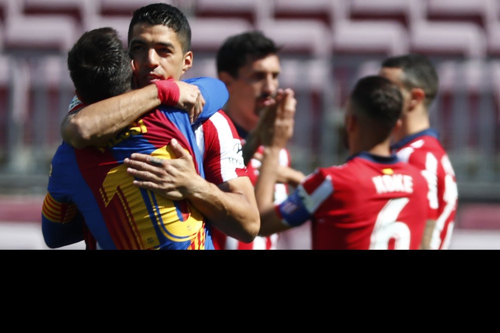 Luis Suarez Kembali ke Camp Nou, Reuni Hangat dengan Lionel Messi