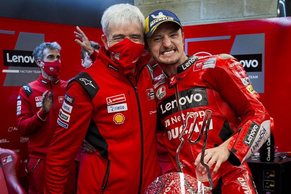 Jorge Lorenzo Sedih Gigi Dall'Igna Belum Pernah Juara di MotoGP