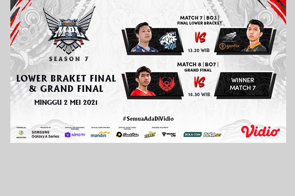 Jadwal Playoff MPL Season 7 di Vidio Hari Ini, 2 Mei 2021: Bigetron Alpha Memburu Gelar
